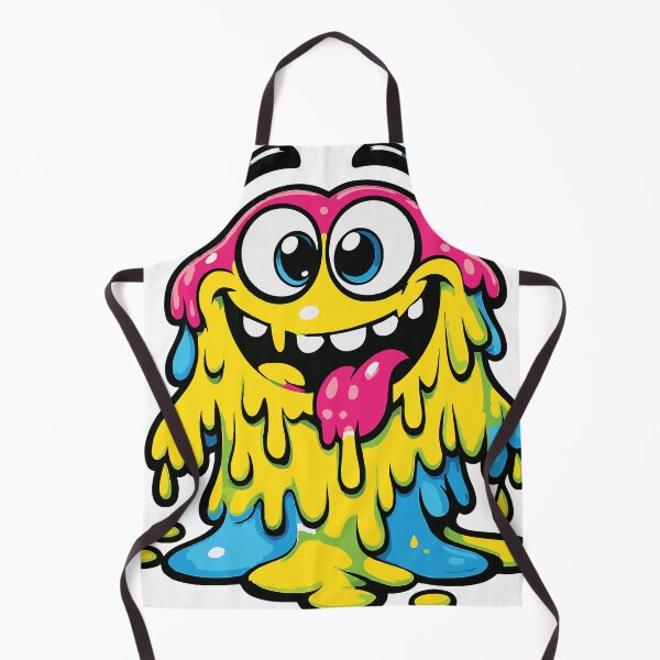 Item preview, A silly monster with a melting smile and playful personality. The exaggerated shapes and bold colors make the design visually striking and memorable designed and sold by Dejbar.