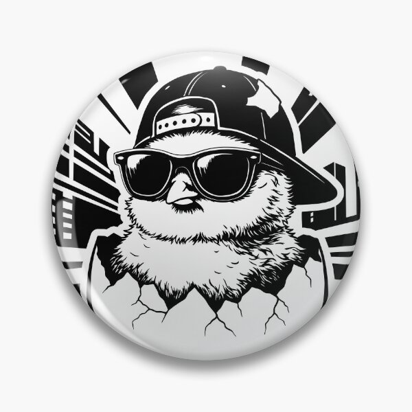 Item preview, Cool Chick with Sunglasses and Hatchling Retro Urban Line Art designed and sold by NaturEdeN.