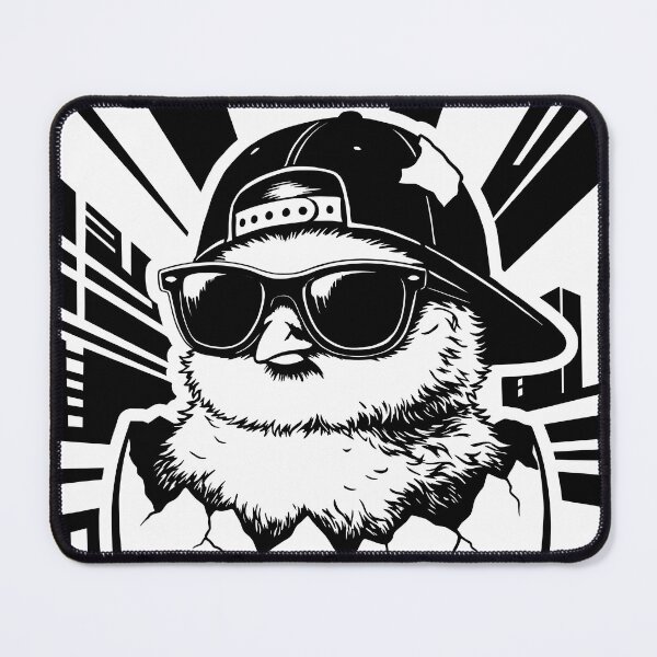 Item preview, Cool Chick with Sunglasses and Hatchling Retro Urban Line Art designed and sold by NaturEdeN.