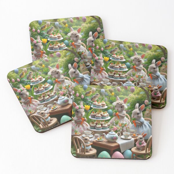 Item preview, Bunny Easter Garden Tea Party designed and sold by NancyzKreations.