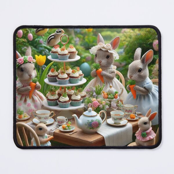 Item preview, Bunny Easter Garden Tea Party designed and sold by NancyzKreations.