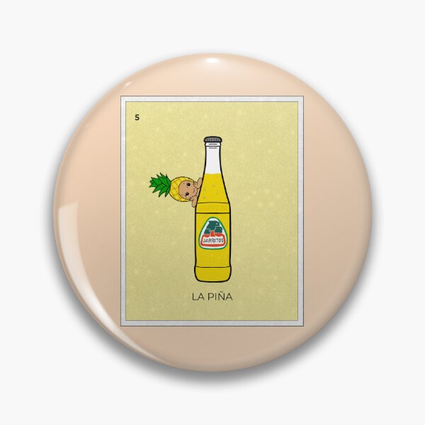Item preview, La Pina Loteria Card - Angel Pineapple Jarritos Soda Art designed and sold by Blindboxbaddiez.