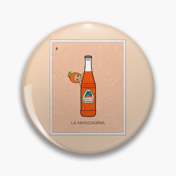 Item preview, La Mandarina Loteria Card - Angel Mandarin Jarritos Soda Art designed and sold by Blindboxbaddiez.