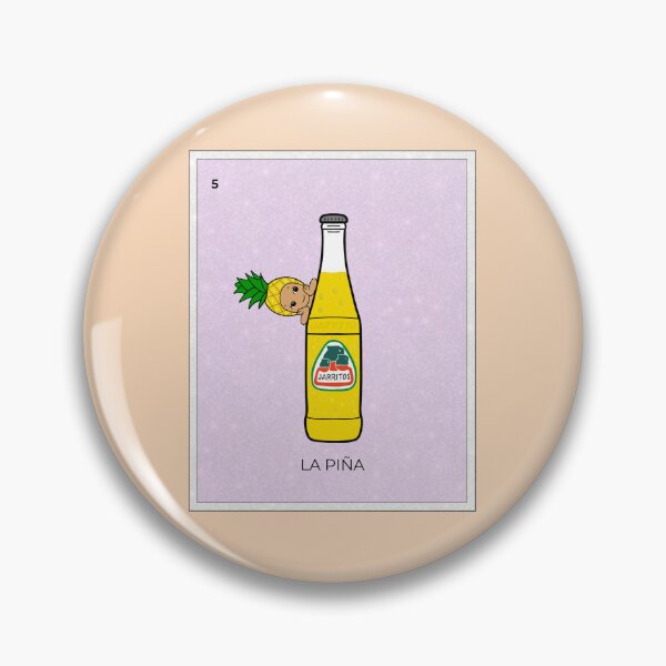 Item preview, Pineapple Jarritos Loteria Card - Angel Pineapple Jarritos Soda Art designed and sold by Blindboxbaddiez.