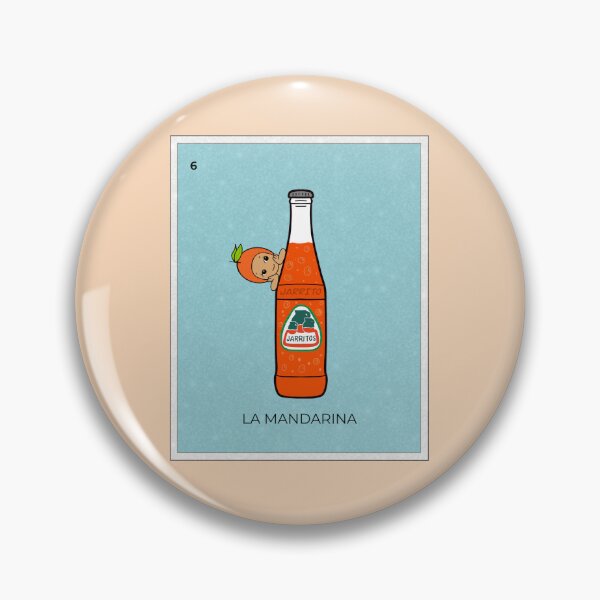 Item preview, Mandarin Jarritos Loteria Card - Angel Mandarin Jarritos Soda Art designed and sold by Blindboxbaddiez.