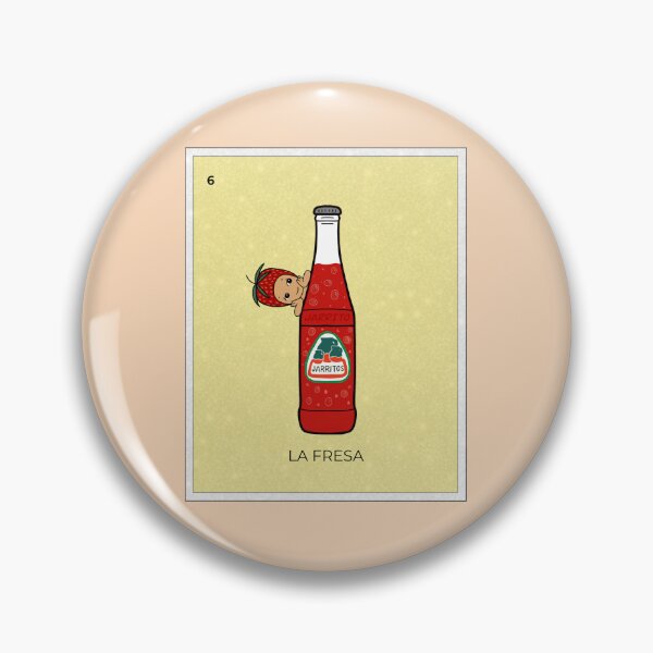 Item preview, Strawberry Jarritos Loteria Card - Angel Strawberry Jarritos Soda Art designed and sold by Blindboxbaddiez.