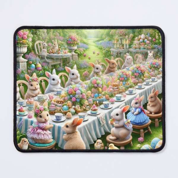Item preview, Whimsical Bunny Easter Garden Feast designed and sold by NancyzKreations.