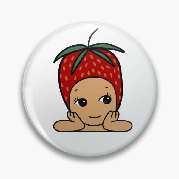Item preview, Angel Strawberry Hipper - Fruit Series Blind Box Fan Art Sticker designed and sold by Blindboxbaddiez.