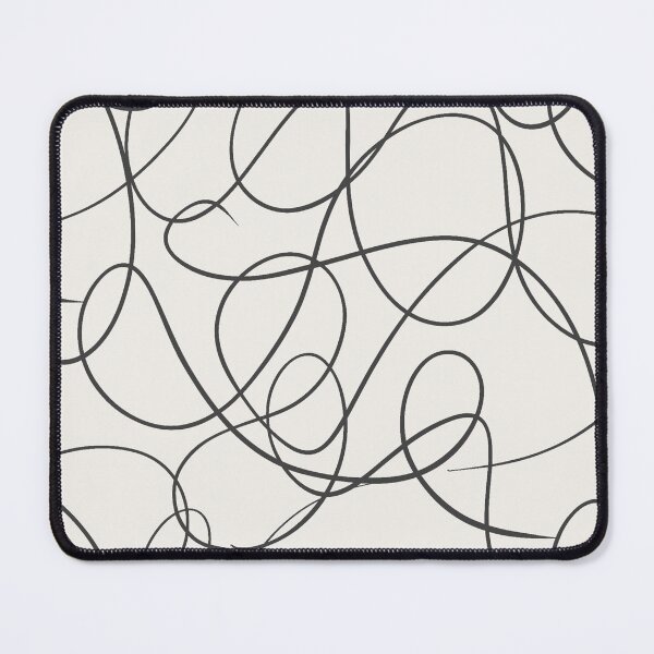Item preview, Continuous Abstract Line Pattern-Minimal Modern Scribble Design designed and sold by Katnoirart.