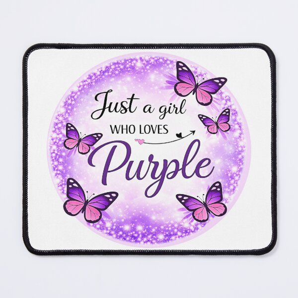 Item preview, Just A Girl Who Loves Purple designed and sold by gear-posters.