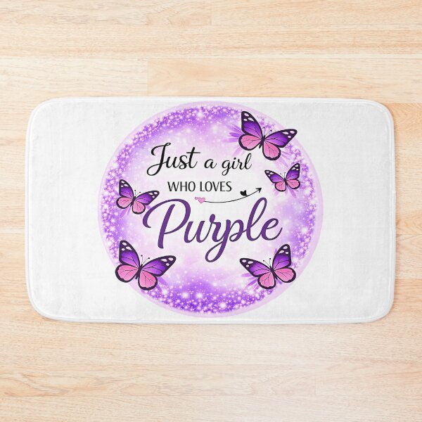 Item preview, Just A Girl Who Loves Purple  designed and sold by gear-posters.