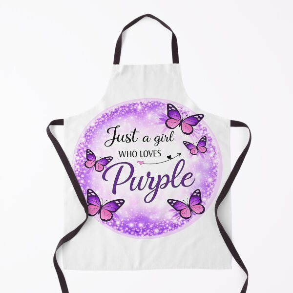Item preview, Just A Girl Who Loves Purple designed and sold by gear-posters.