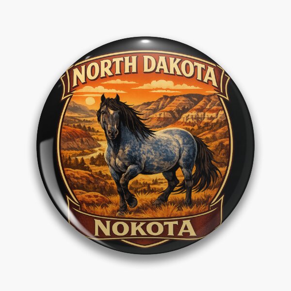 Item preview, North Dakota Nokota designed and sold by MojaveTradePost.