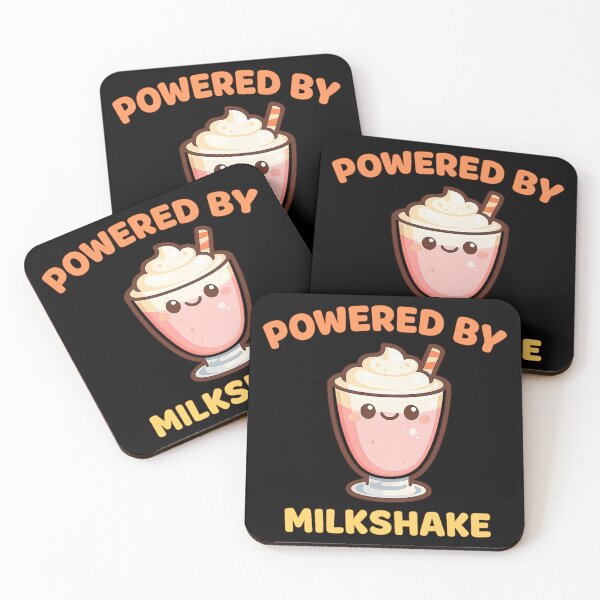 Item preview, Powered By Milkshake Kawaii Drink designed and sold by ImagenFusionP.