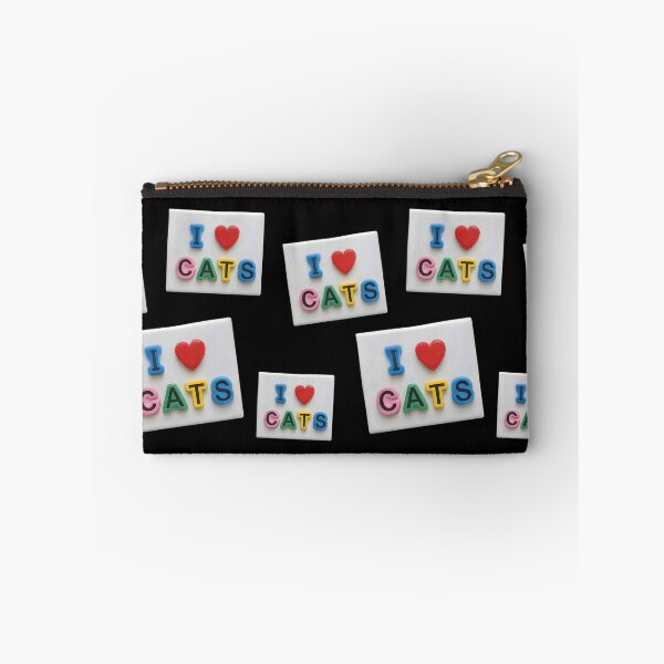 Item preview, Retro I love Cats Heart Refrigerator Letter Magnets designed and sold by TackyTime.