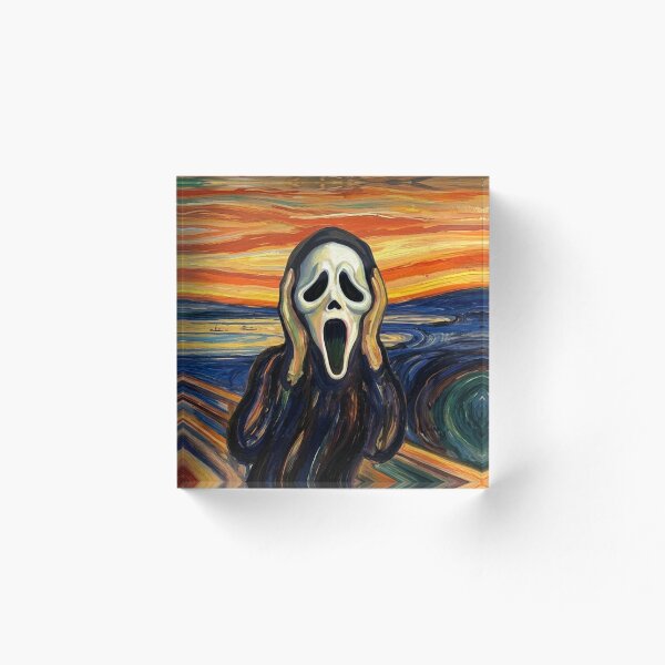 Item preview, The Scream painting designed and sold by snoWorkshop.