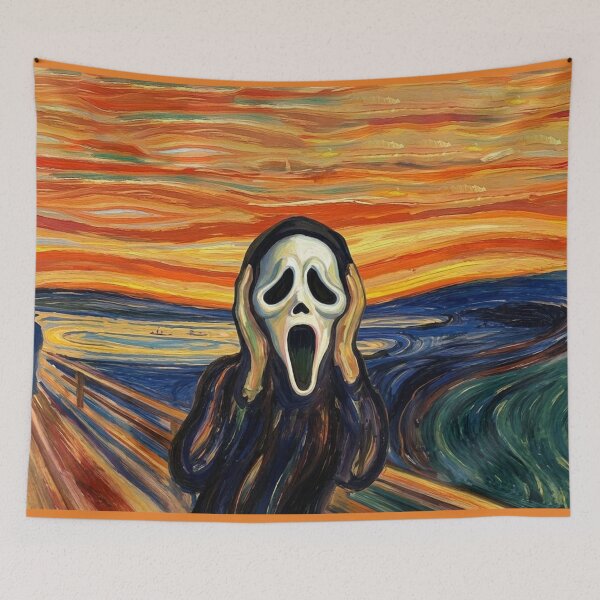 Item preview, The Scream painting designed and sold by snoWorkshop.