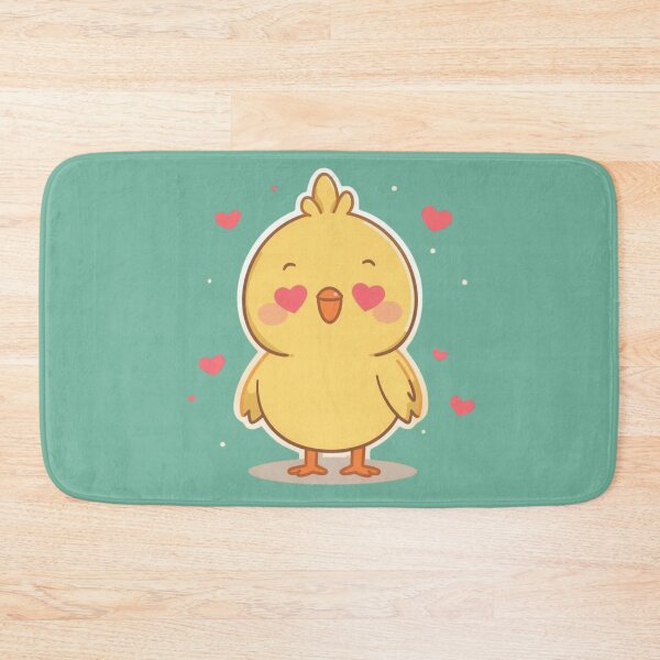 Item preview, Cute Kawaii Chick with Heart Eyes - Adorable Baby Chicken Love Design designed and sold by CandyKissDgtl.