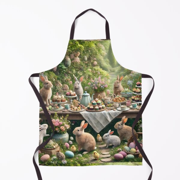 Item preview, Bunny Easter Garden Tea Party designed and sold by NancyzKreations.