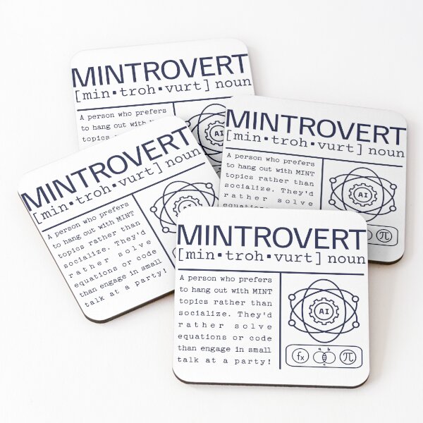 Item preview, Mintrovert: The STEM ( German M.I.N.T.) Enthusiast in Silence designed and sold by AlyxoGer✅.