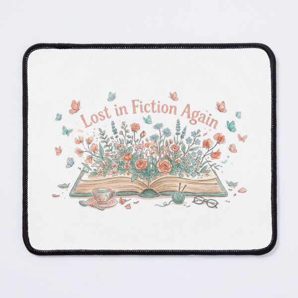 Item preview, Lost in Fiction Again – Cozy BookTok Reader Cottagecore Book Lover Design designed and sold by SirensSageStone.