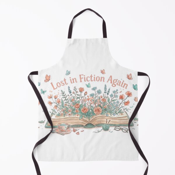 Item preview, Lost in Fiction Again – Cozy BookTok Reader Cottagecore Book Lover Design designed and sold by SirensSageStone.