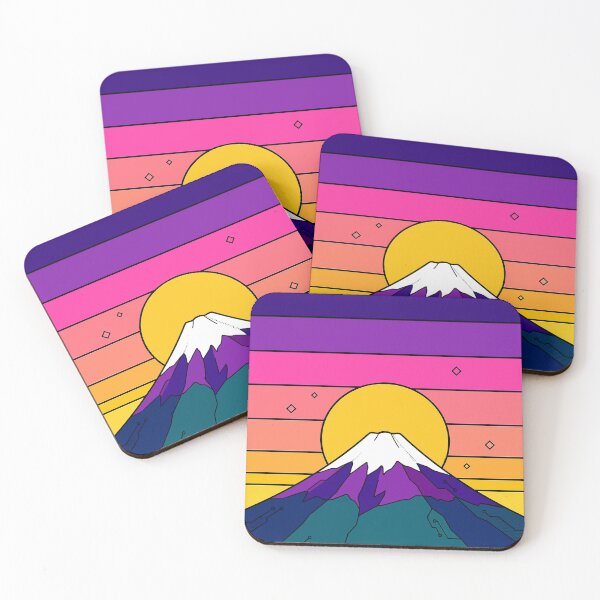 Item preview, Cyberwave - Great Wave and Mt Fuji designed and sold by RNG-Apparel.