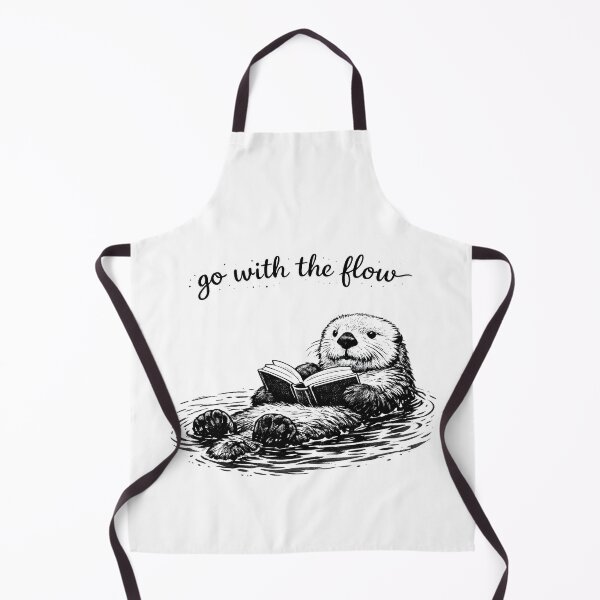 Item preview, Go with The Flow Sea Otter, Otter Reading designed and sold by faridman.