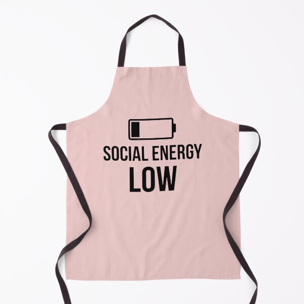 Item preview, Low Social Energy Funny Introvert Quote designed and sold by Quiet Mode Studio.