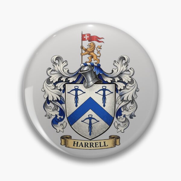 Item preview, The Harrell Family Coat of Arms designed and sold by BagTown Clans.