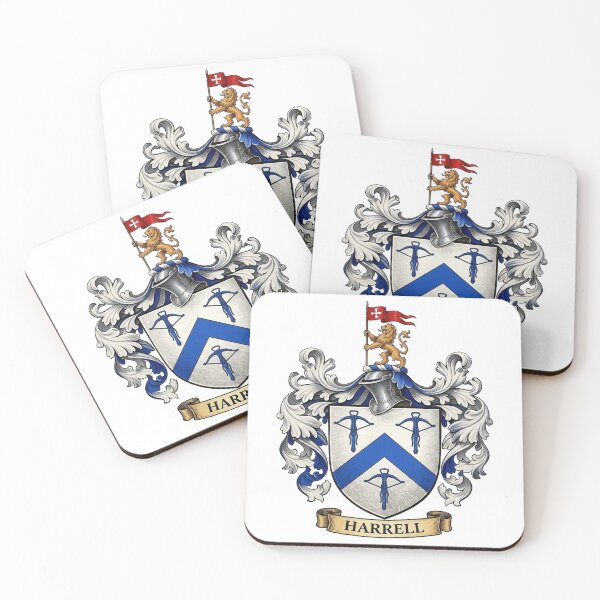 Item preview, The Harrell Family Coat of Arms designed and sold by BagTown Clans.