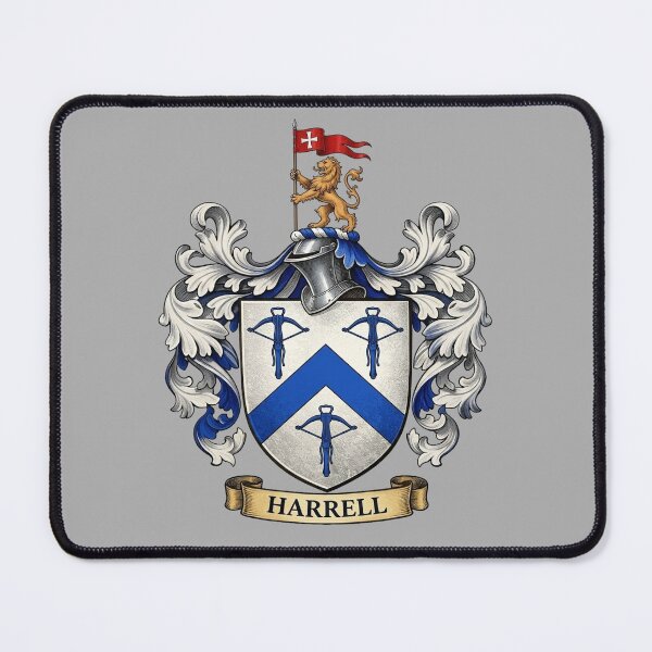 Item preview, The Harrell Family Coat of Arms designed and sold by BagTown Clans.