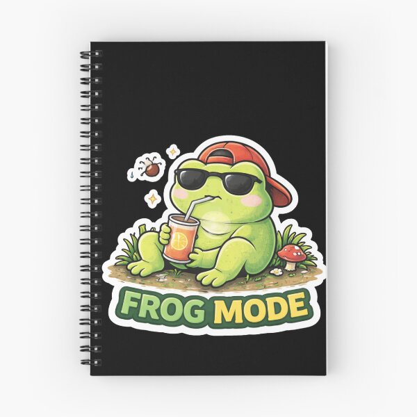 Item preview, Frog Mode – Chill Frog Meme Sticker designed and sold by VibeOffline Studio.