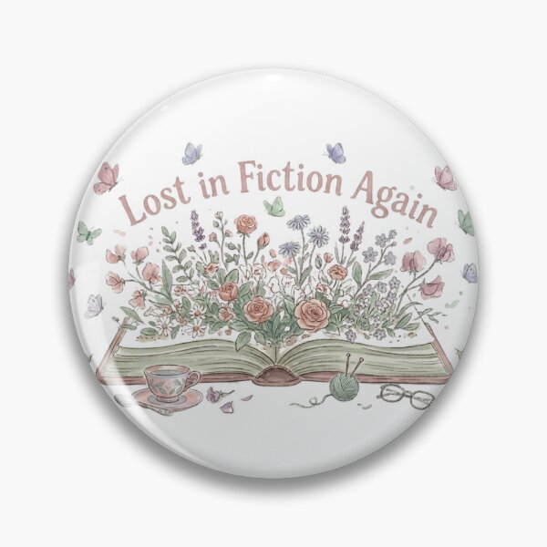 Item preview, Lost in Fiction Again – Pastel Cottagecore BookTok Reader Aesthetic Design designed and sold by SirensSageStone.