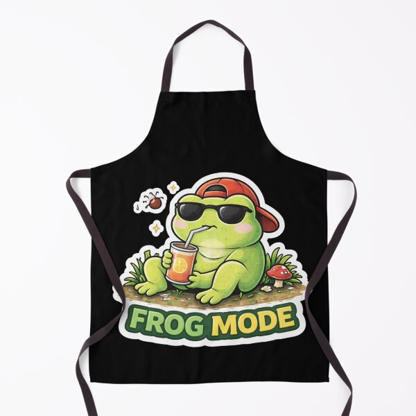 Item preview, Frog Mode – Chill Frog Meme Sticker designed and sold by VibeOffline Studio.