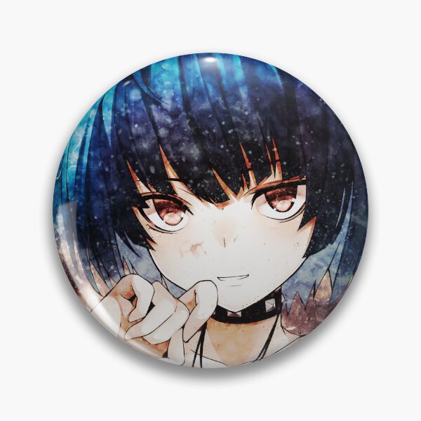 Item preview, Tae Takemi Persona 5 Dark Blue Glow Grunge Cool Portrait designed and sold by mildaclairmo.