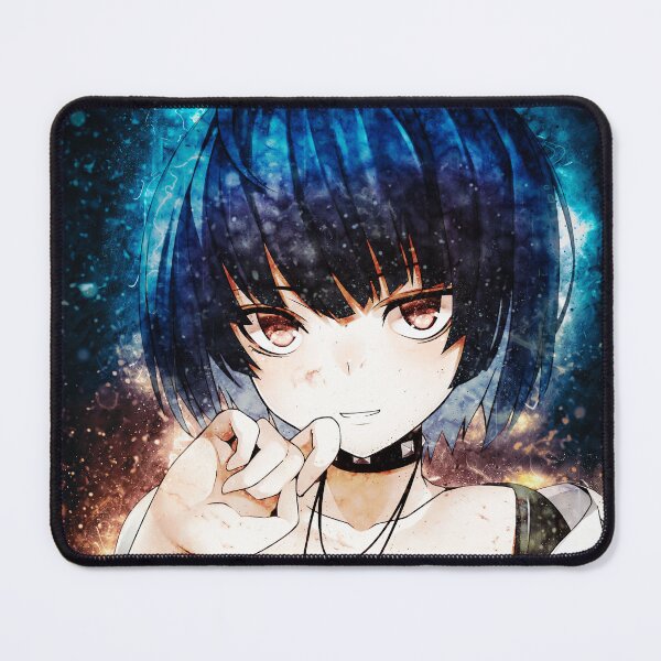 Item preview, Tae Takemi Persona 5 Dark Blue Glow Grunge Cool Portrait designed and sold by mildaclairmo.