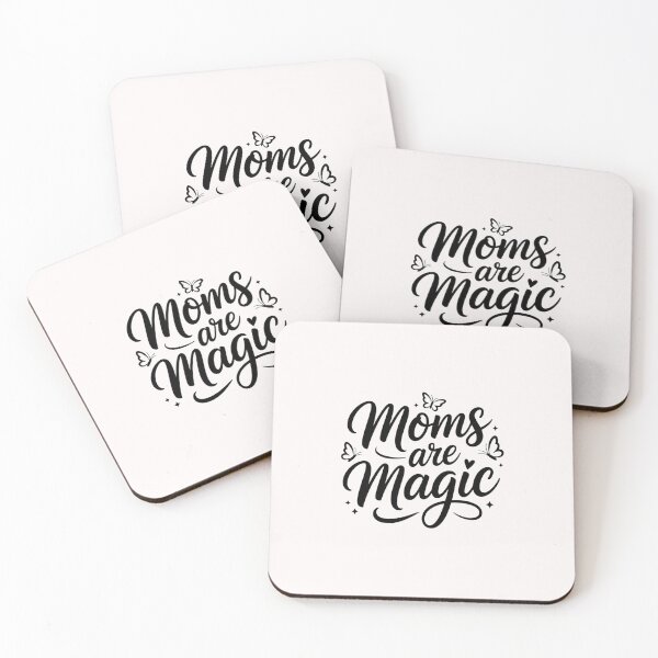 Item preview, Mom's Are Magic - White Butterfly Design designed and sold by Peter Stawicki.