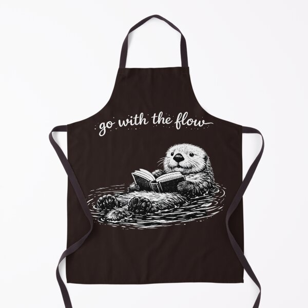 Item preview, Go with The Flow Sea Otter, Book lovers designed and sold by faridman.