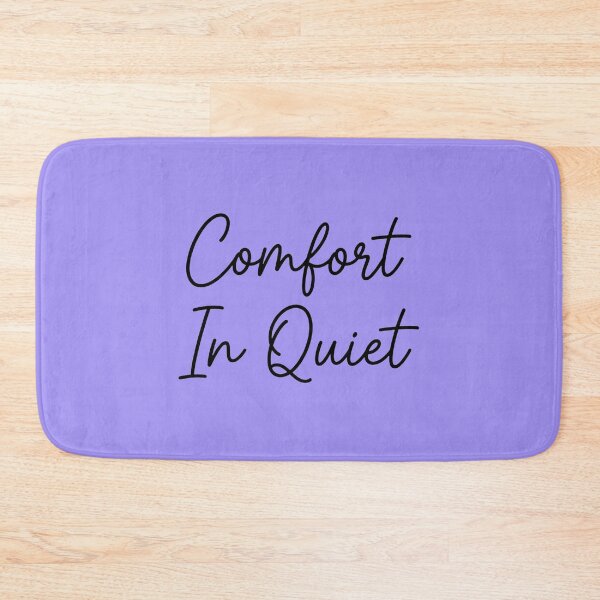 Item preview, Comfort In Quiet Introvert Typography Design designed and sold by Quiet Mode Studio.