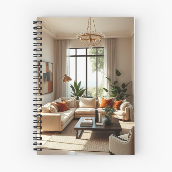 Item preview, Sophisticated Neutral Living Room with Earthy Tones designed and sold by Vida e Arte.