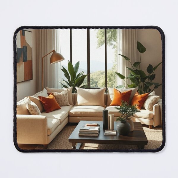 Item preview, Sophisticated Neutral Living Room with Earthy Tones designed and sold by Vida e Arte.