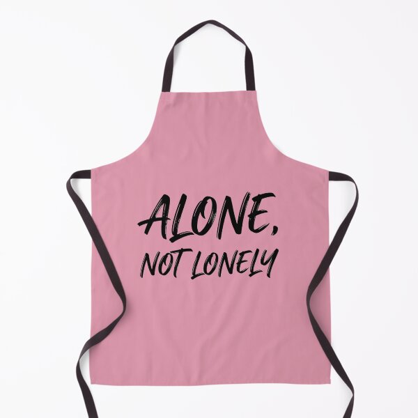 Item preview, Alone Not Lonely Introvert Minimal Quote designed and sold by Quiet Mode Studio.