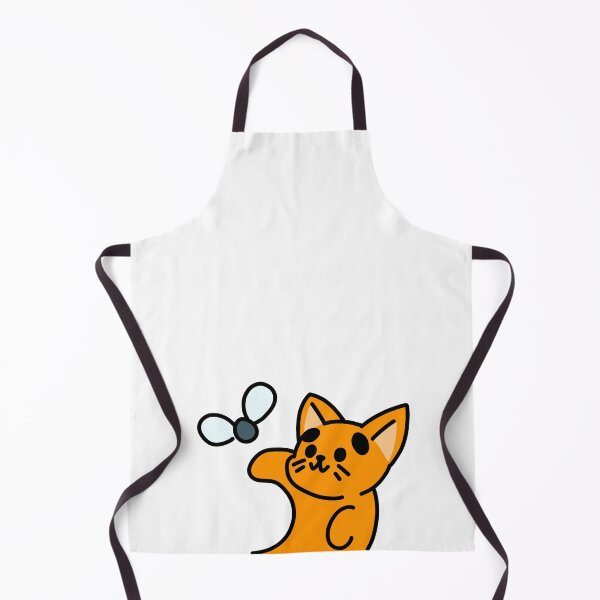 Item preview, Cat hunting fly_Orange designed and sold by CalmSketch Art.