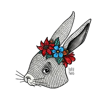 Artwork thumbnail, Spring Rabbit by Lulu Twig