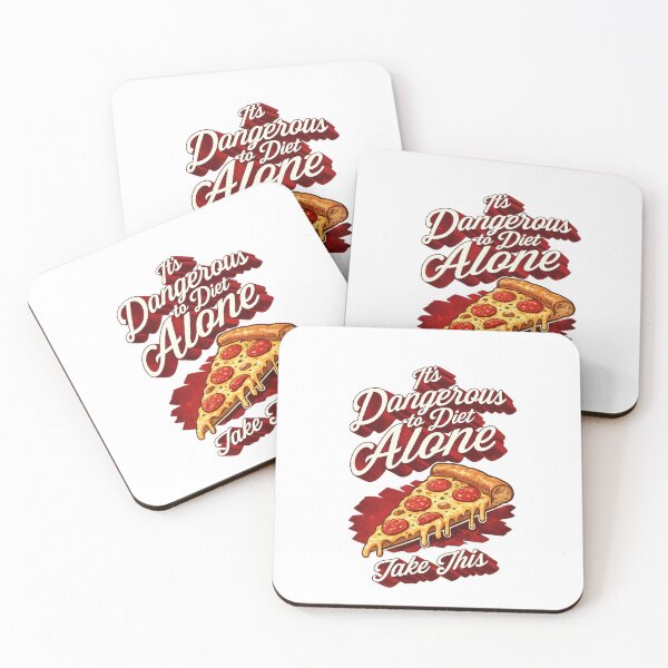 Item preview, Dangerous to Diet Alone Funny Pizza Gamer Parody T-Shirt & Hoodie  designed and sold by Williams Anderson.