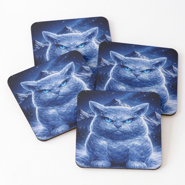 Item preview, Frozen Guardian Cat designed and sold by FontheadArt.