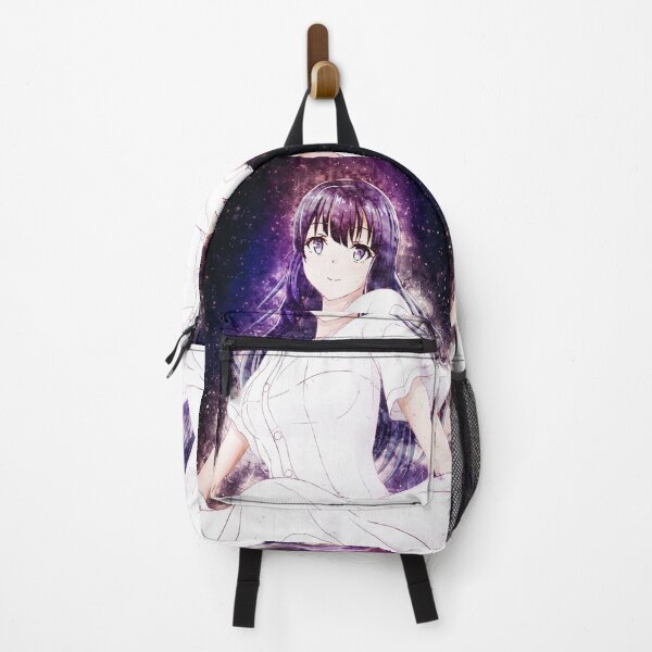 Item preview, Shoko Makinohara Bunny Girl Senpai Soft Cosmic Smile Portrait designed and sold by mildaclairmo.