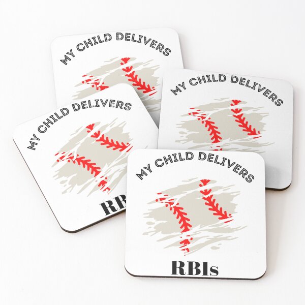 Item preview, My Child Delivers RBIs, Gift for Baseball Mom or Dad.  Gift for a Baseball Fan, Lover. designed and sold by ShrimpAndGrits.