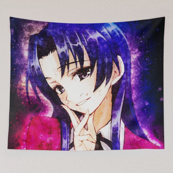 Item preview, Ami Kawashima Toradora Blue Hair School Model Smirk Cosmic Violet designed and sold by mildaclairmo.